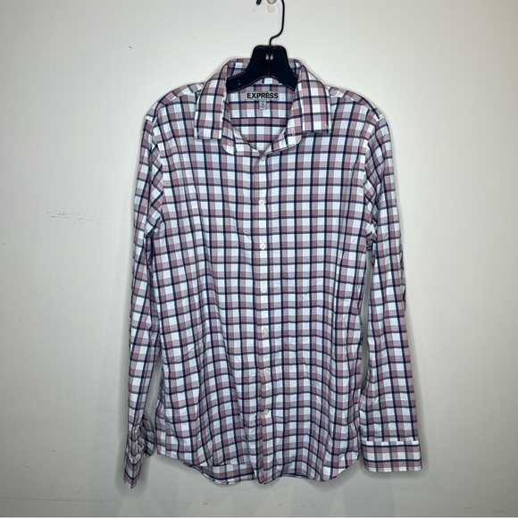 Express Other - Express men’s M 15x15.5 button up multi color long sleeve